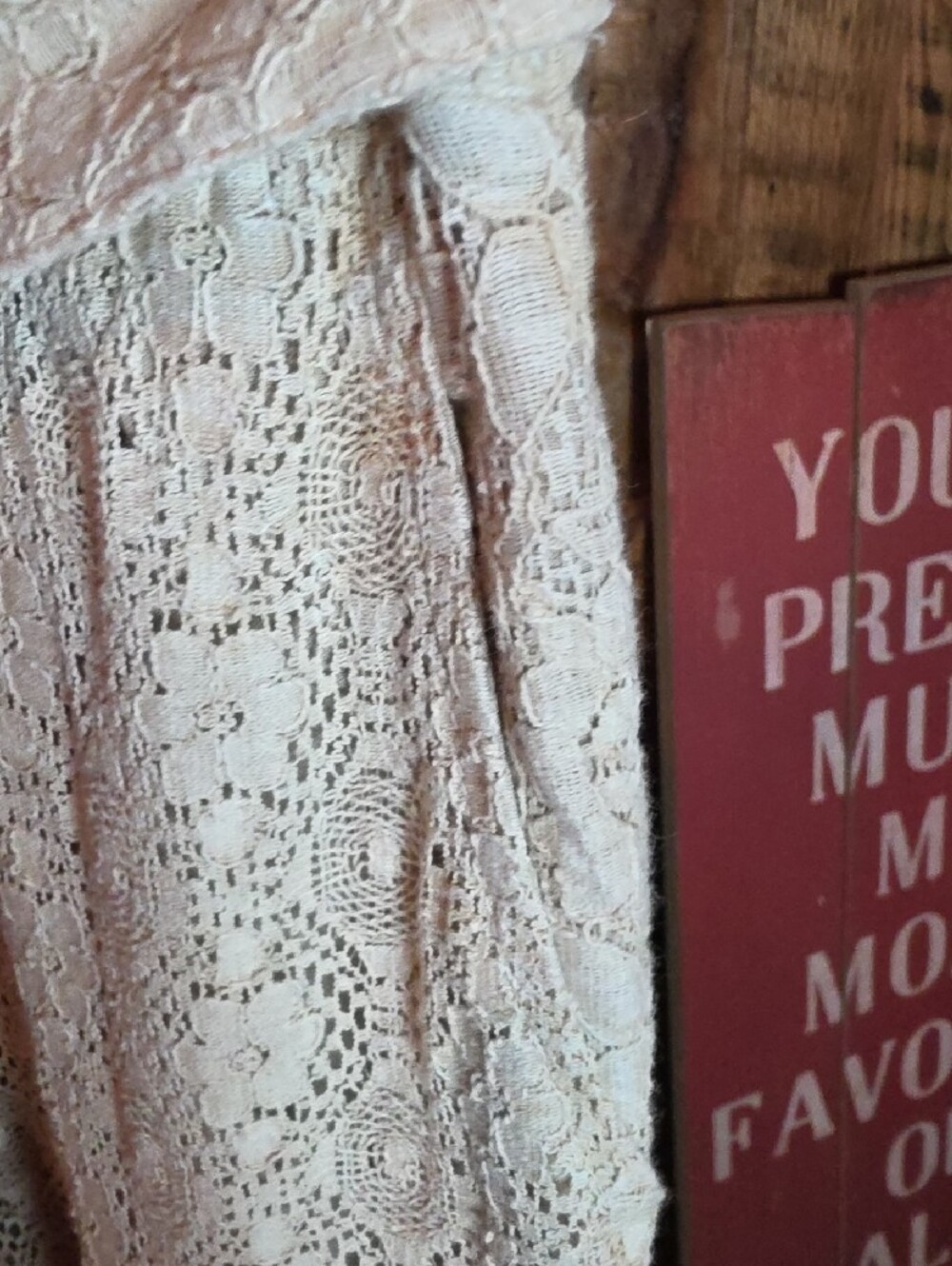 192p Boho Lace Wide-Leg Pants with Tie Waist - Cream - Picture 11 of 16